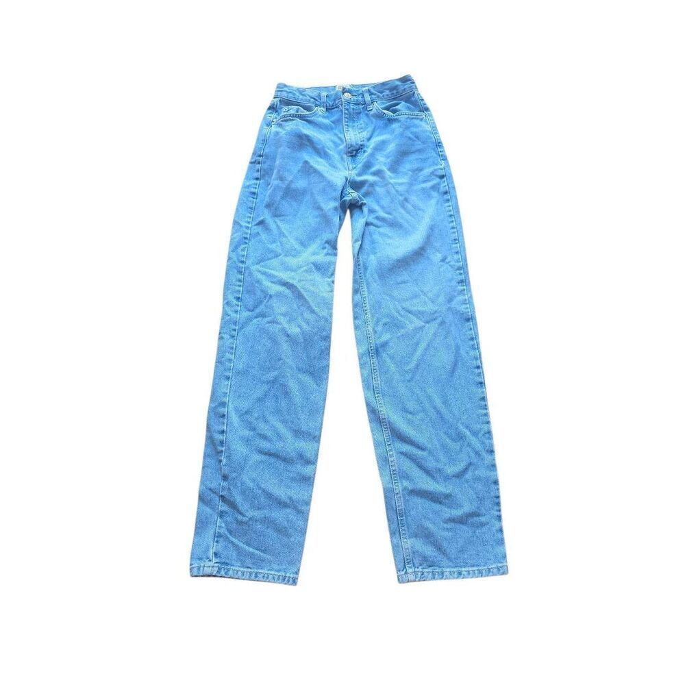 BDG urban outfitters womens Sz 26 blue high rise baggy straight leg jeans